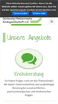 Mobile Screenshot of krebsgesellschaft-sh.de
